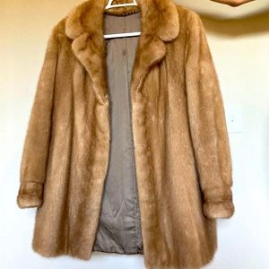 Mink fur coat
